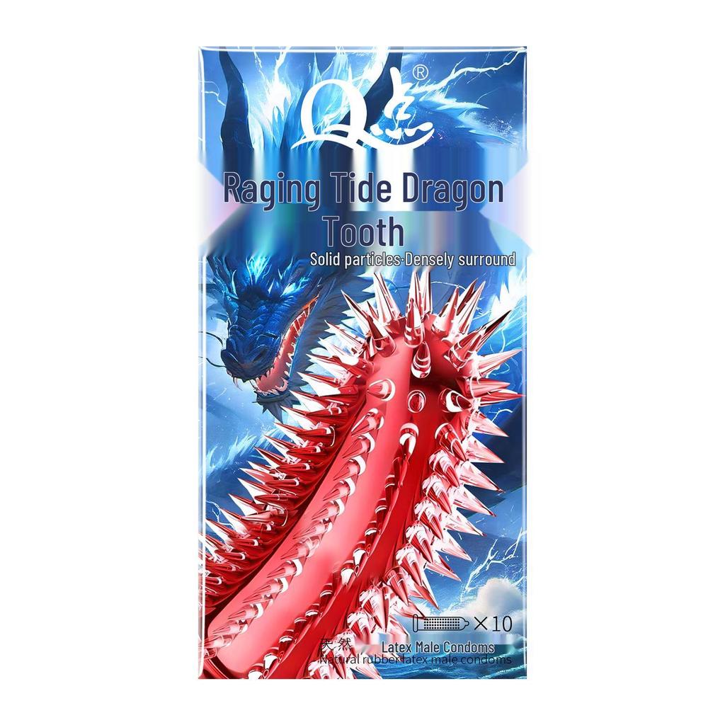 Q-Point Ultra-Thin Nude Feel Condoms with Hyaluronic Acid and Large Particles for Men