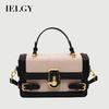Contrast Color Messenger Handbag Retro Fashion One Shoulder