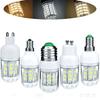 DC 12V 24V E27 G9 GU10 LED Corn Light Bulbs E26 E12 E14 B22 Spotlights 7W 27LEDs Home Bright Table Desk Lamps Indoor Lighting