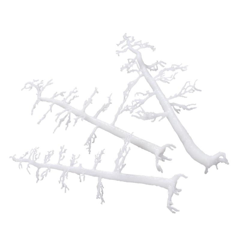 4/5/6/7/8/9cm Mini Mikrofält Landskap Träd Harts Trädmodell 3D Stereoskopiskt Träd Bordsdekoration Hem DIY Verktyg