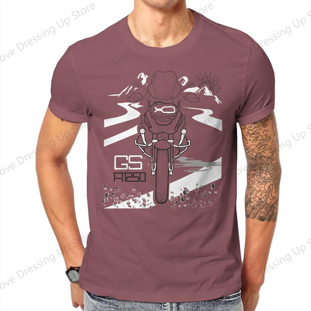Gs Motorcycle 1250 R 1250 Tshirt Graphic Unisex Tops Vintage Homme Summer Cotton Clothes Harajuku T Shirt