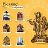 100% Pure Brass Radha Krishna Murti (Size: 12.8 Cm) | Radha Krishna Statue | Radha Krishna Idol for Gift |