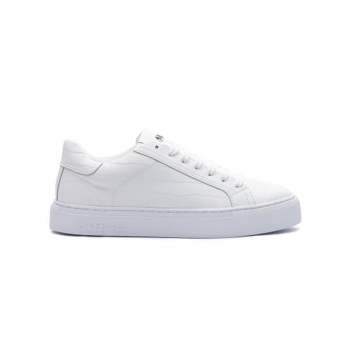 [HIDEANDJACK] Essence Croco Sneakers - White 7HJECL4F9S 225(35)