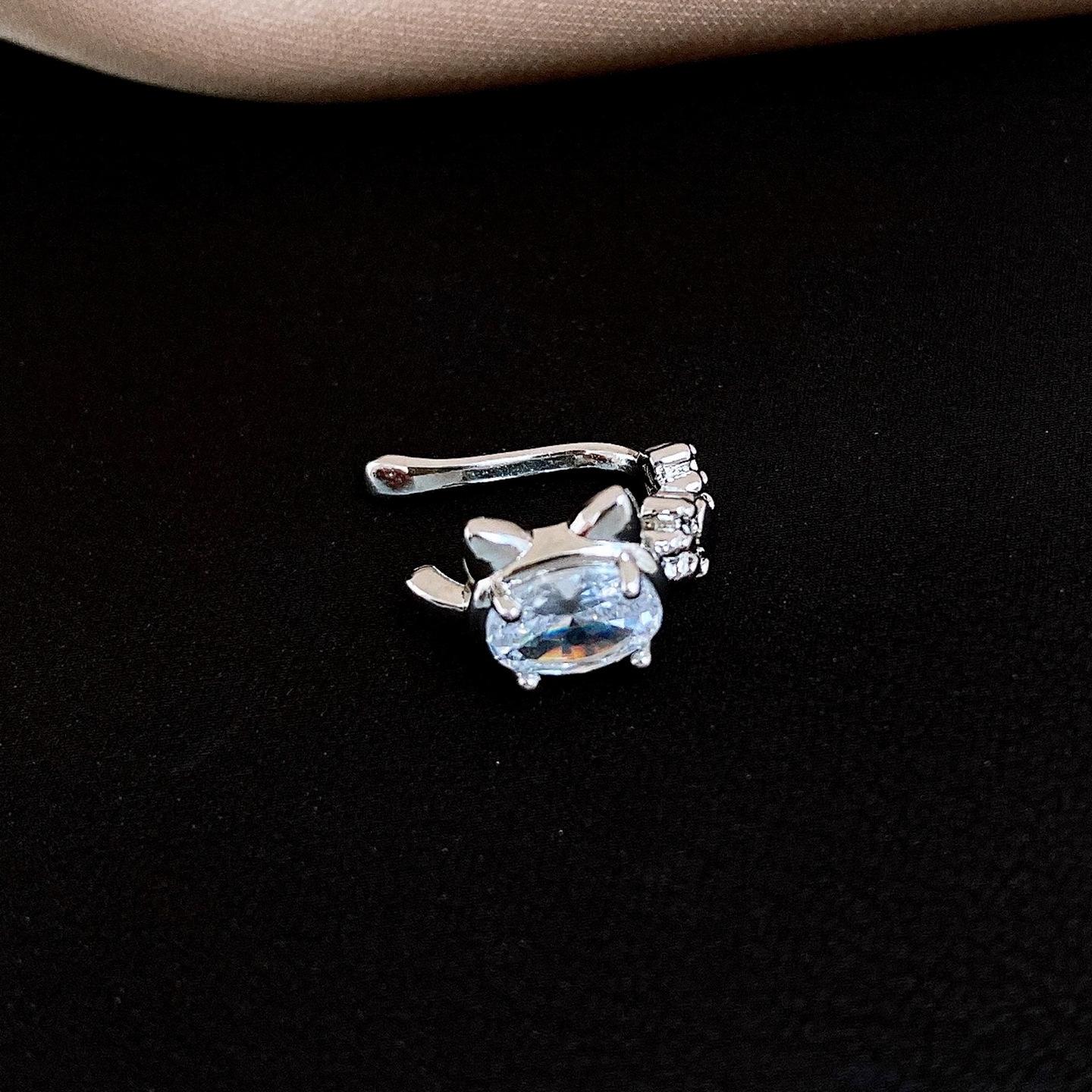 Циркон трехслойный полый круглый цветок буква жемчуг клипса для ушей женские серьги без прокола серьги