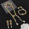 Dujia DG Women's European & American Hip-Hop Niche Necklace & Bracelet Set with Clavicle Chain
