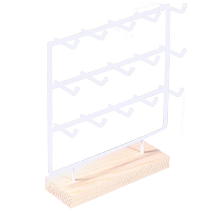 Earring Display Stand for Selling Stylish Necklace Bracelet Pendant Organizer Handmade 3 Tiers Jewelry Storage Rack