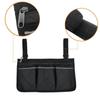 Waterproof Wheelchair Side Armrest Pouch Bag For Cup Pill Box Accessories