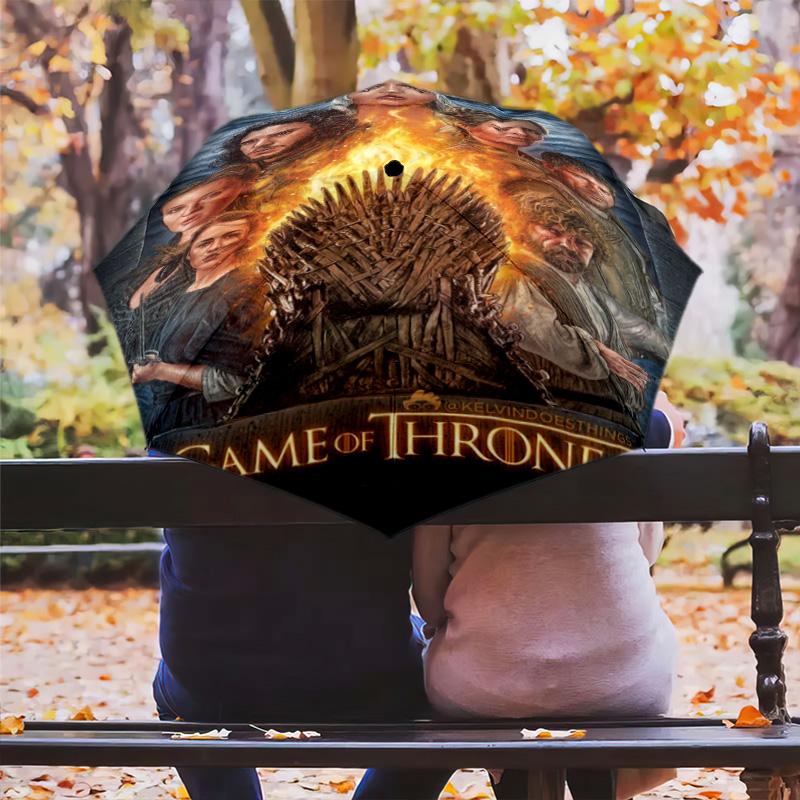 Power Intrigue Westeros Folding umbrella Umbrella Suitable for all seasons light Three folds Sun umbrella