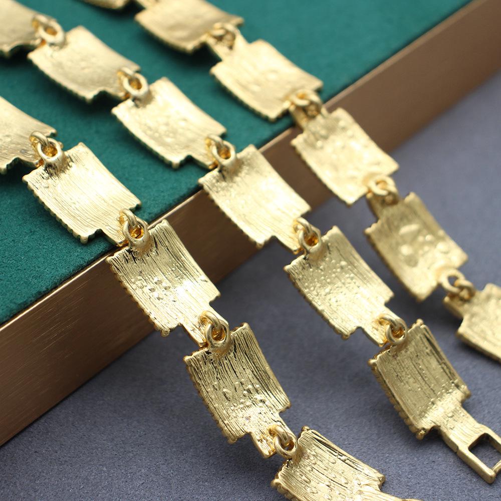 Vintage Violet Bangle & Enamel Sunflower Jewelry Set: Multilayer Bracelet with Flower Earrings for Women