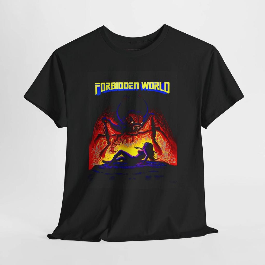 Forbidden World 1987 Retro Movie Poster Horror Unisex Graphic T-Shirt