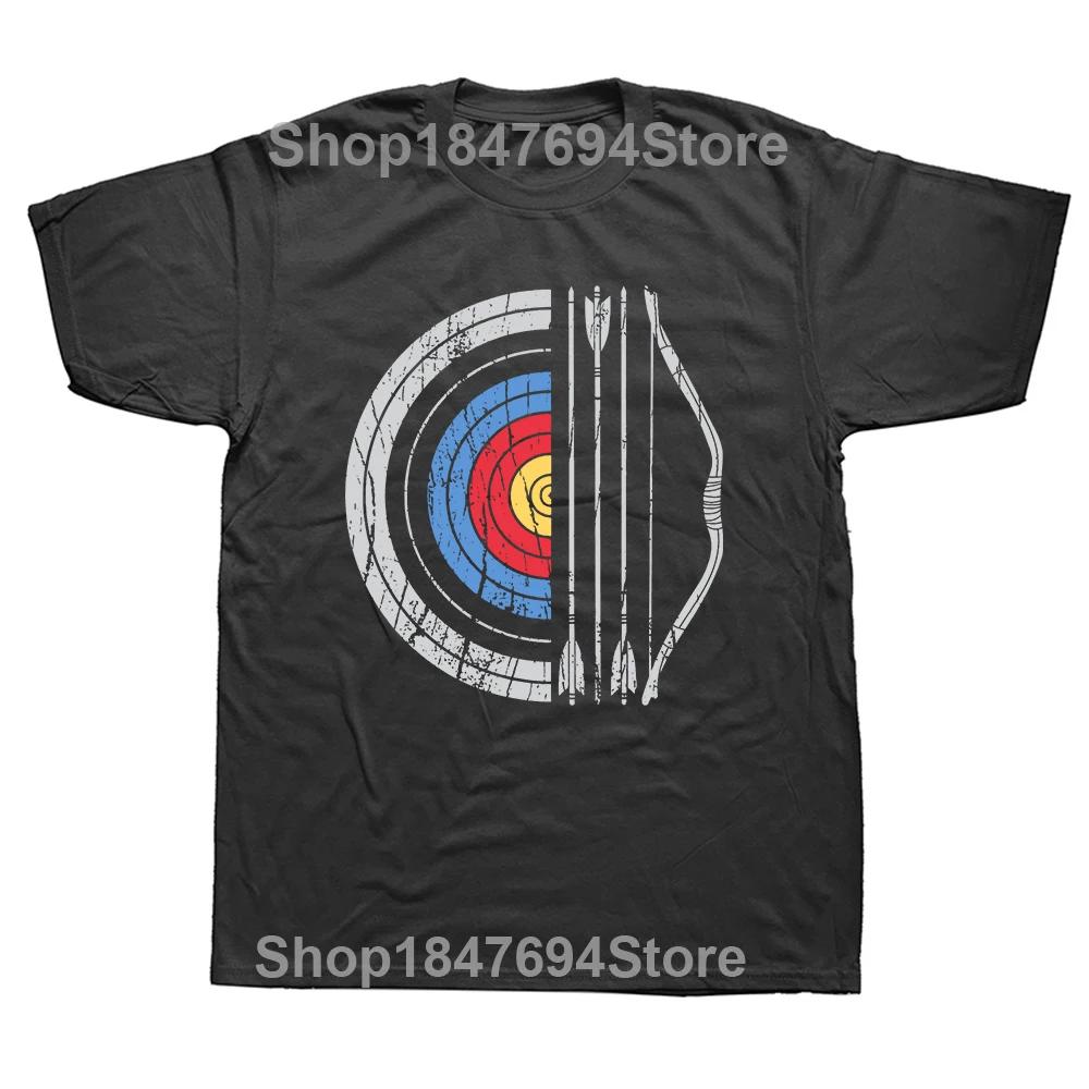 Funny Japanese Archery T Shirts Summer Bow and Arrow Hunting Graphic Cotton Streetwear Short Sleeve Birthday Gifts T-shirt Unisex