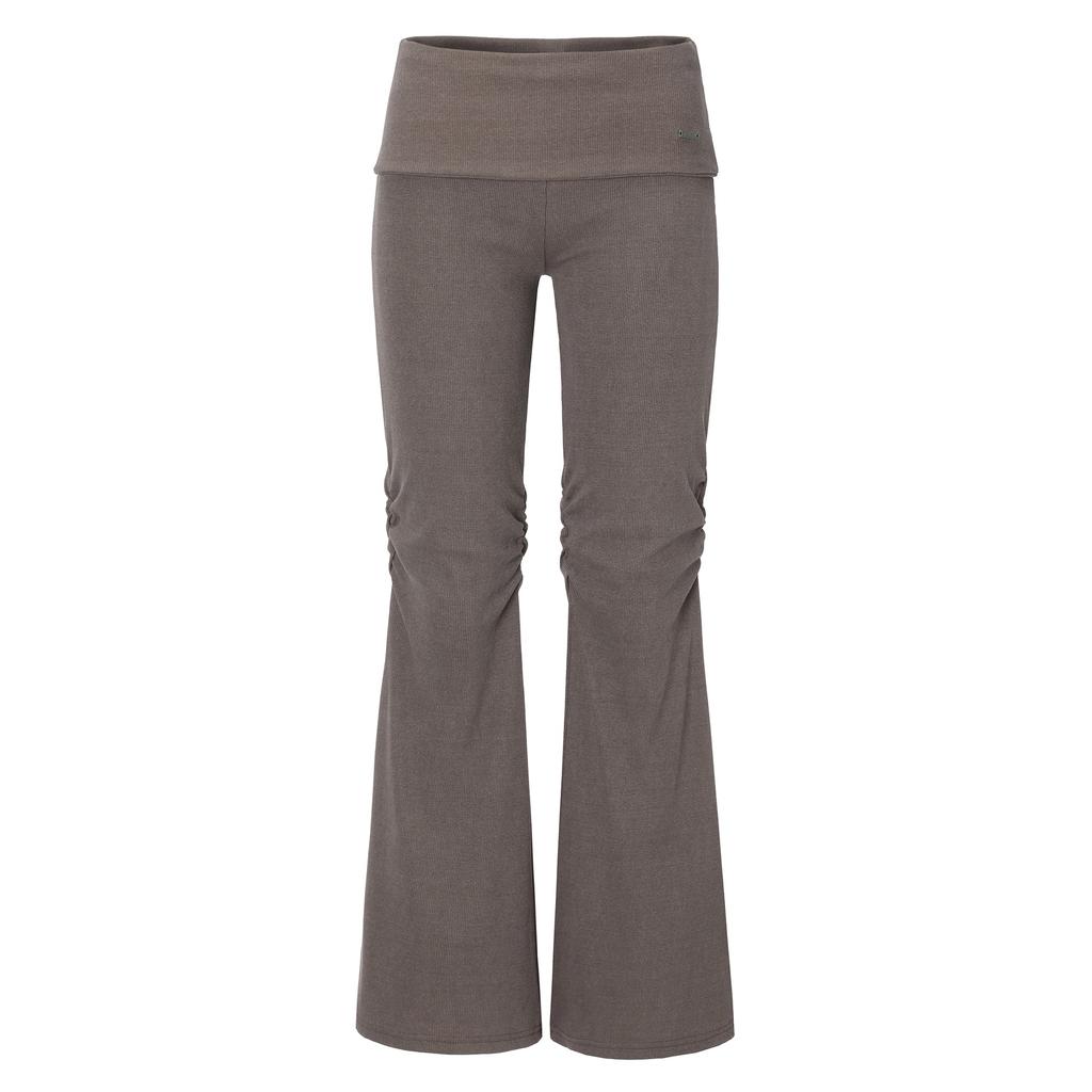 Kakipointeu Vintage Bootcut Pants (Brown)