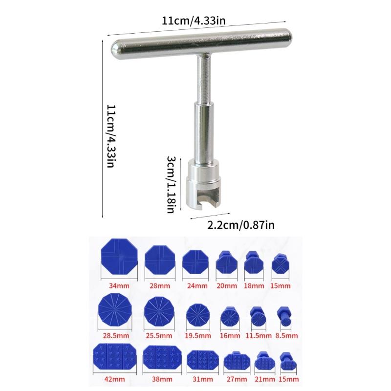 Suction Cup Puller Car Body Paintless Dent Repair Tool T-Bar Car Dent Remover
