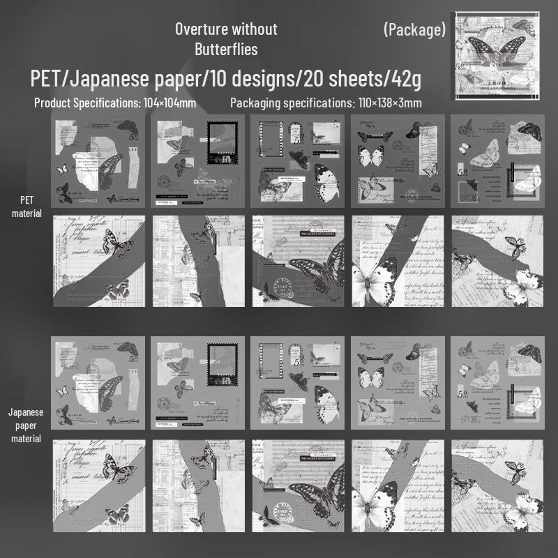 Ketchup Girl Dual Material Sticker Book: Wan Die Poetry Journal for Collage & DIY Crafting