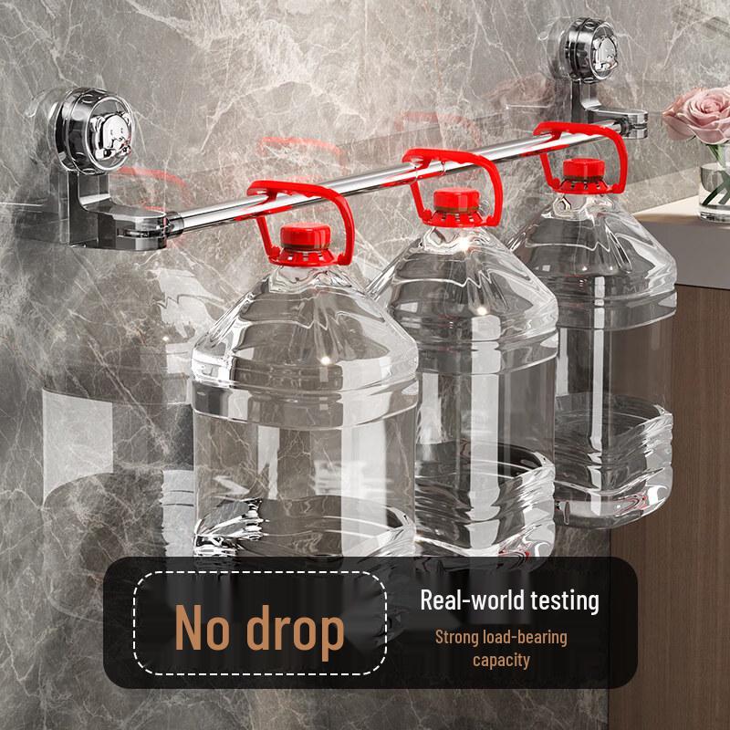 Handun No-Drill Extendable Suction Cup Towel Rack