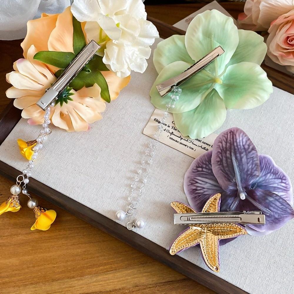 Rose Flower Butterfly Orchid Hairpin Tassel Hanfu Hair Accessories  Photography Props