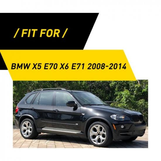 Carbon Fiber Center Console Dash Panel Cover Trim Kit For BMW X5 E70 X6 2008-14