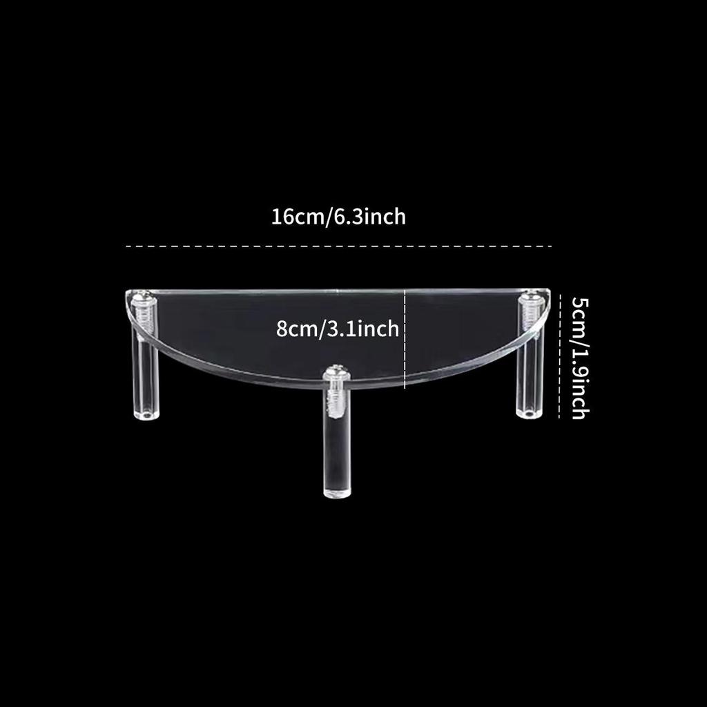 Acrylic Multi-layer Trapezoidal Display Stand for Figures & Jewelry