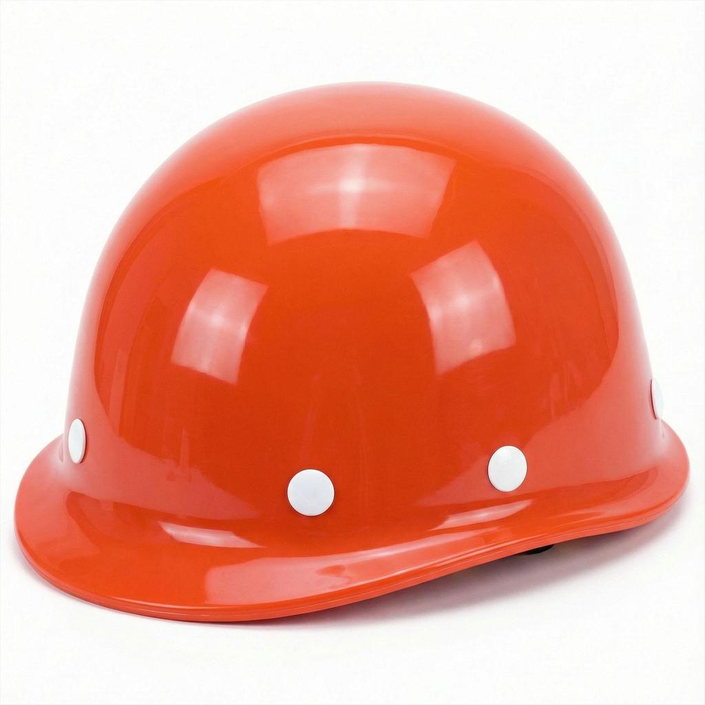 National Standard Thickened Fiberglass Construction Helmet with Logo Printing