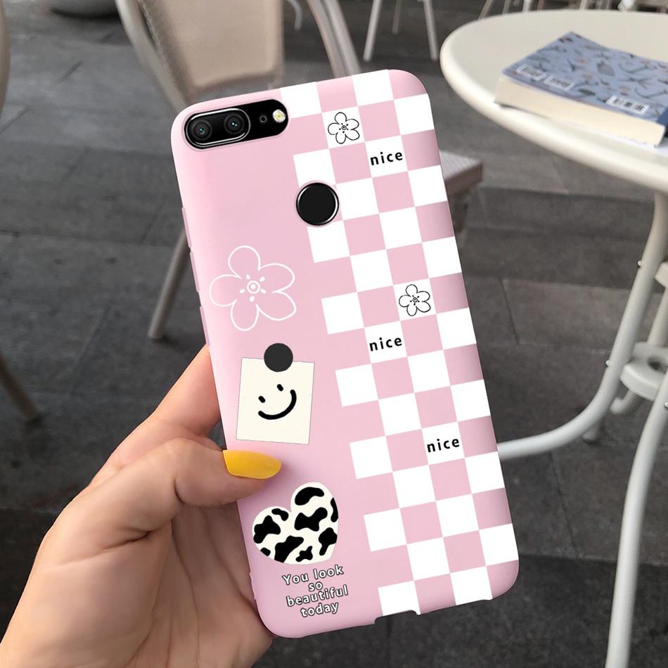 Cute Cartoon Phone Case For Honor 9 Lite LLD-L21 Candy Color Soft Silicone Back Cover For Honor 9 STF-L09 Funda Honor9 9Lite