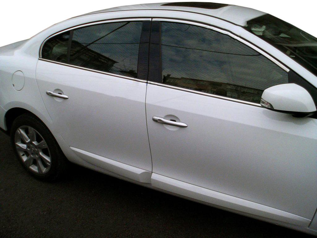 

Верхня окантовка вікон (4 шт, нерж) для Renault Fluence 2009-2016 рр.