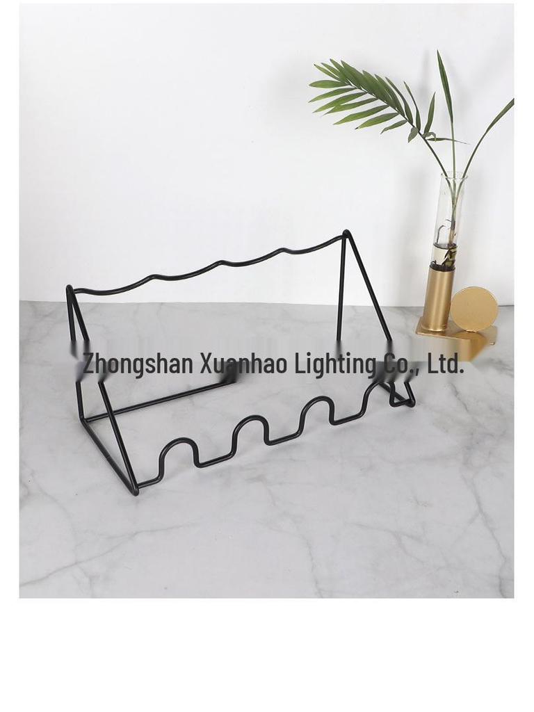 Creative Iron Wire Multi-Bottle Desktop Wine Rack