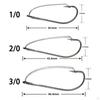 10 Pack of Fishing Hooks with Weed Guard for Wacky Worm Rigging
