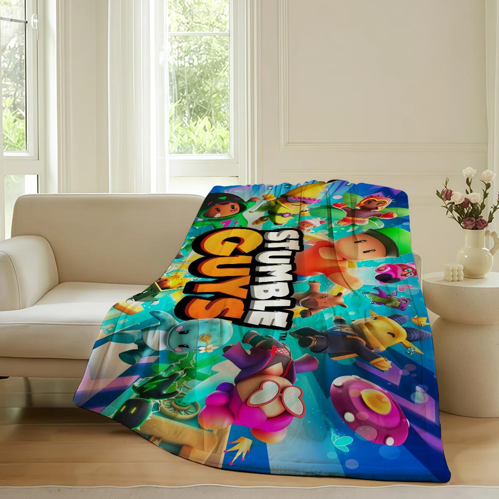 Adventure games S-stumble G-guys Blanket For Sofa Office Bed Plane Travel Sleep Read Relax Camping Soft And Warm