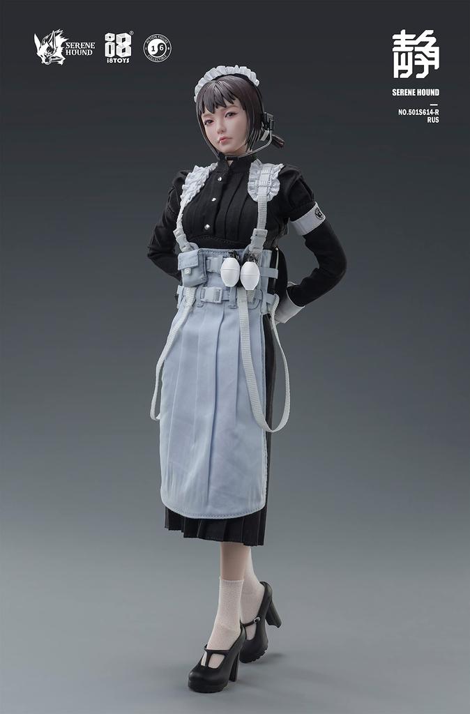 I8TOYS SERENE HOUND Series 501S614 R Cerberus Maid Corps Ross 1/6 Scale PVC & Silicone & Metal Pre-painted Movable Figure