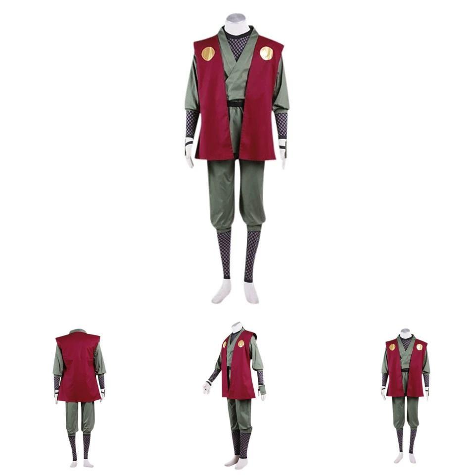 Naruto Jiraiya Anime Cosplay Suit With Traditional Design For Halloween Cosplay Events