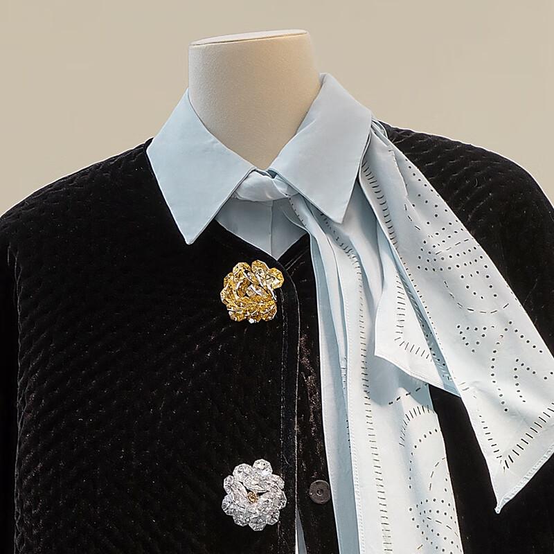 Women's New Chinese Style 3D Floral Padded Jacket