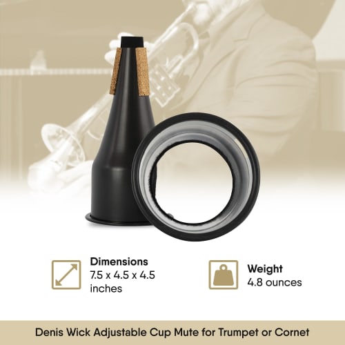 Denis Wick Mute with Cup for Trumpet and Cornet 5531
