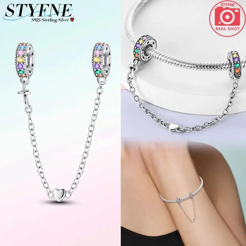 Newcopperclassical Cross Flower Type Musical Note Butterfly Safety Chain For Women Bead Diy Bracelet Jewelry Gift