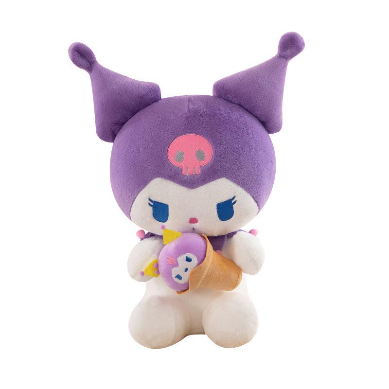 Kuromi Eiscreme Plüschpuppe: Kinderkissen & Geschenk