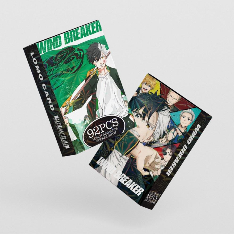 WINDBREAKER Lomo Card Mini Sticker 92pcs Animation Photocard Goods