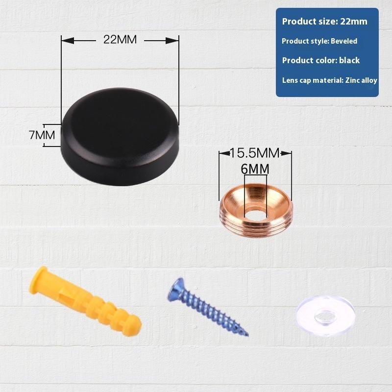 4PCS Nails Decorative Cover Advertisement Fixing Screw Glass Fastener Stainless Steel Advertising Screws Mirror Hardware
