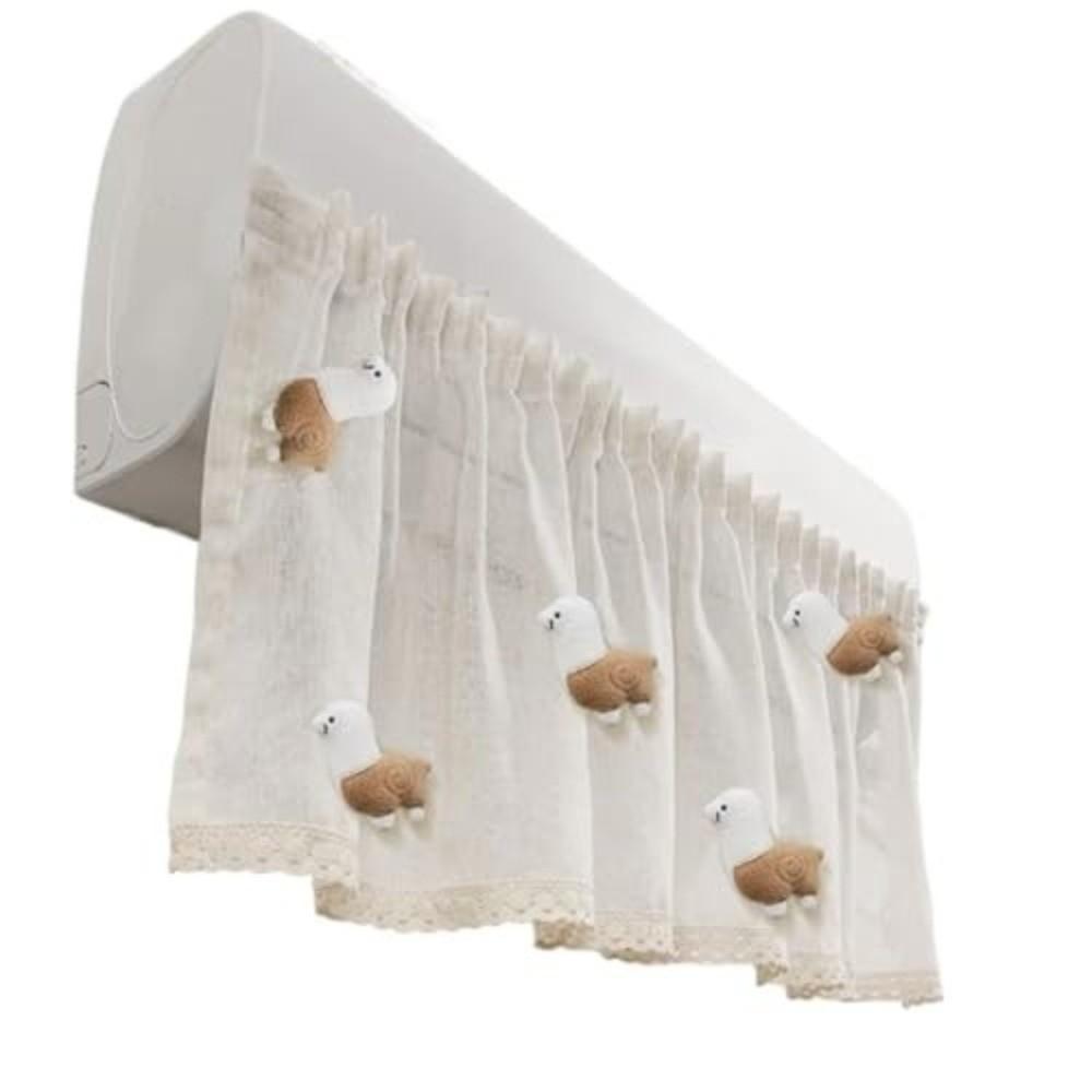 Hanging Design Wind Shield Curtain Anti-direct Wind Dustproof Cover AC Curtain  Postpartum Recovery