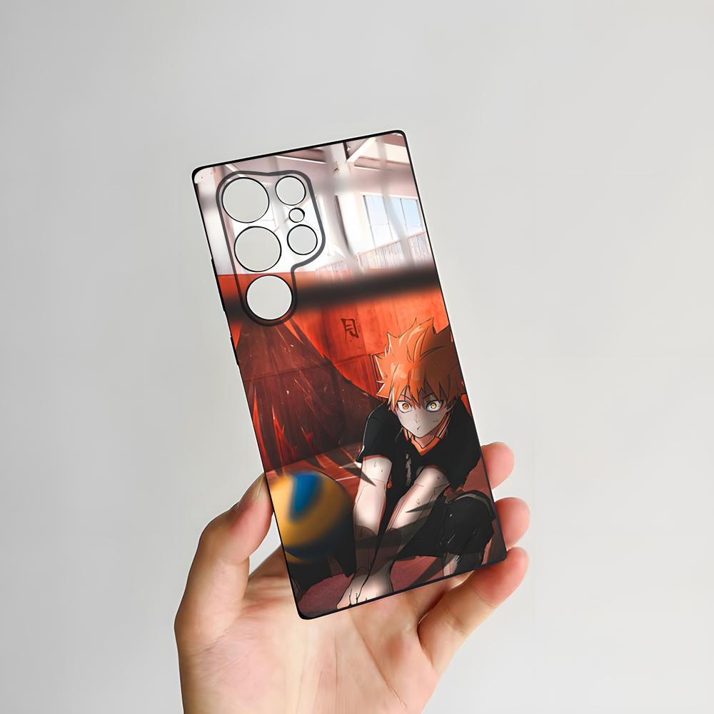 Custodia per Telefono Anime H-Haikyuu Per Samsung S26 S25 Plus S20 S20 Plus S22 Ultra S23 FE S21 Plus S21 Ultra Cover Morbida