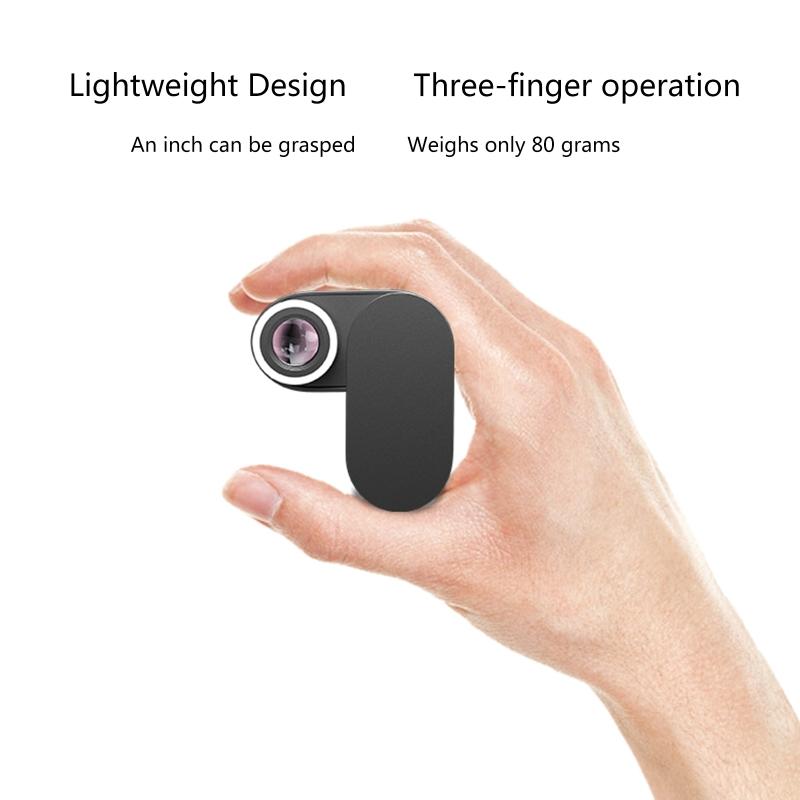 Folding Pocket Telescope Compact Travel Mini Telescope Optics Lenes Easy for Focus for Hunting Traveling Sightseeing Gif