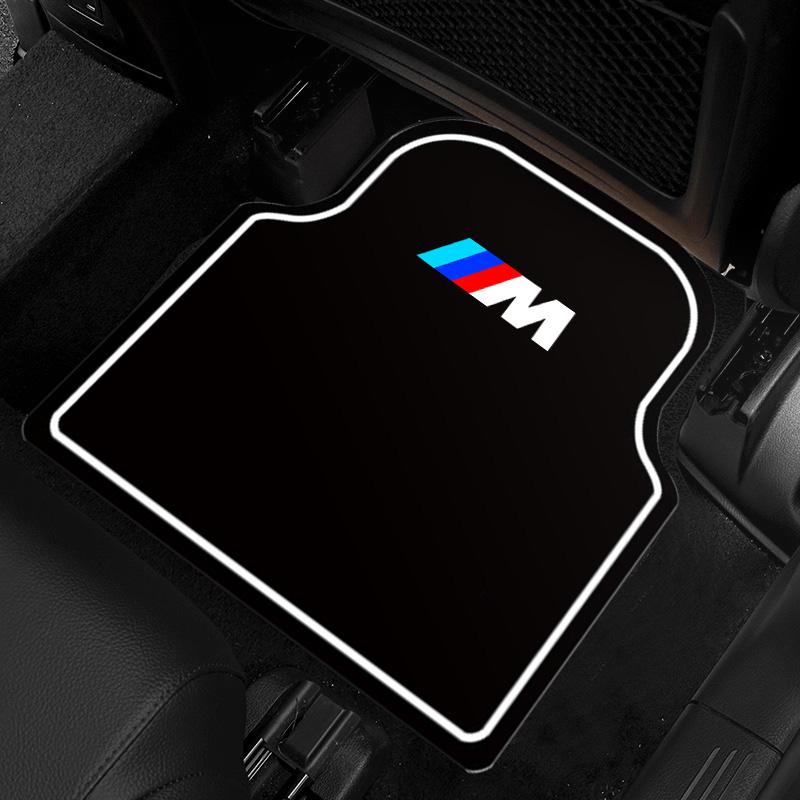 ZLK17 4PCS Car Diatom Mud Foot Pad Automotive Carpet Anti Fouling Floor Mat For BMW M Emblem M1 M2 M3 M5 X1 X3 X5 X6 E46 E39 E36 E60
