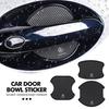 4pcs Car Door Handle Bowl Sticker Protector Anti-collision Strip For Mercedes Benz C180 C300 W124 W176 W177 C200 C260 GLC CLE
