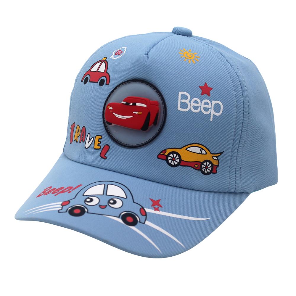 

Car-themed Baseball Cap - Spring/Summer Car Rally McQueen Cartoon Kids Baseball Cap adjustable [48-54cm] небо синє кольору