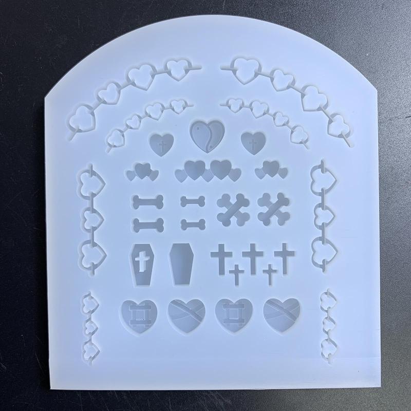 Resin Shaking Cup Mold Silicone Casting Mold Epoxy Resin Quicksand Mold Hollow Mold for Keychain Pendant Jewelry Making