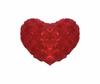 Almofada Mini VX de Pelúcia em Forma de Coração, 20cm, Vermelha, Material de Pelúcia Macia, Decoração de Dia dos Namorados, MKHR-01