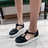 Popular Summer Fashion Plus Size Flat Shoes Hollow Tassel Roman Sponge Shoes Thick Soled European and American Sandals