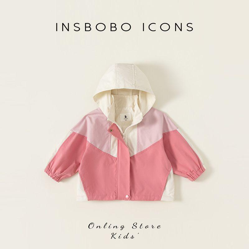 Girls  Jacket 2026 Spring New Children s Clothing Three-In-One Windbreaker Baby Stylish Clothes Spring and Autumn Tops Pink 100 cm
