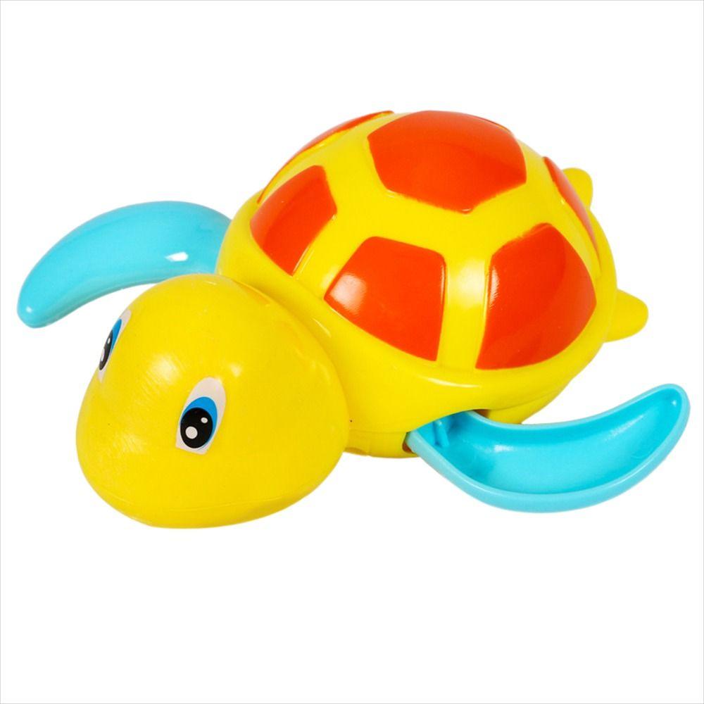 Cute Cartoon Wind Up Animal Tortoise Swim Turtle Baby Bath Toys Tortoise Water Toy  Bathing Shower