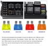 12V Relaisbox 6 Steckplätze Universelle Relais-Sicherungs-Relaisbox Relaisblock Mit 4 Pin 40A 6-Wege ATC/ATO Sicherungsblock für Auto LKW Anhänger