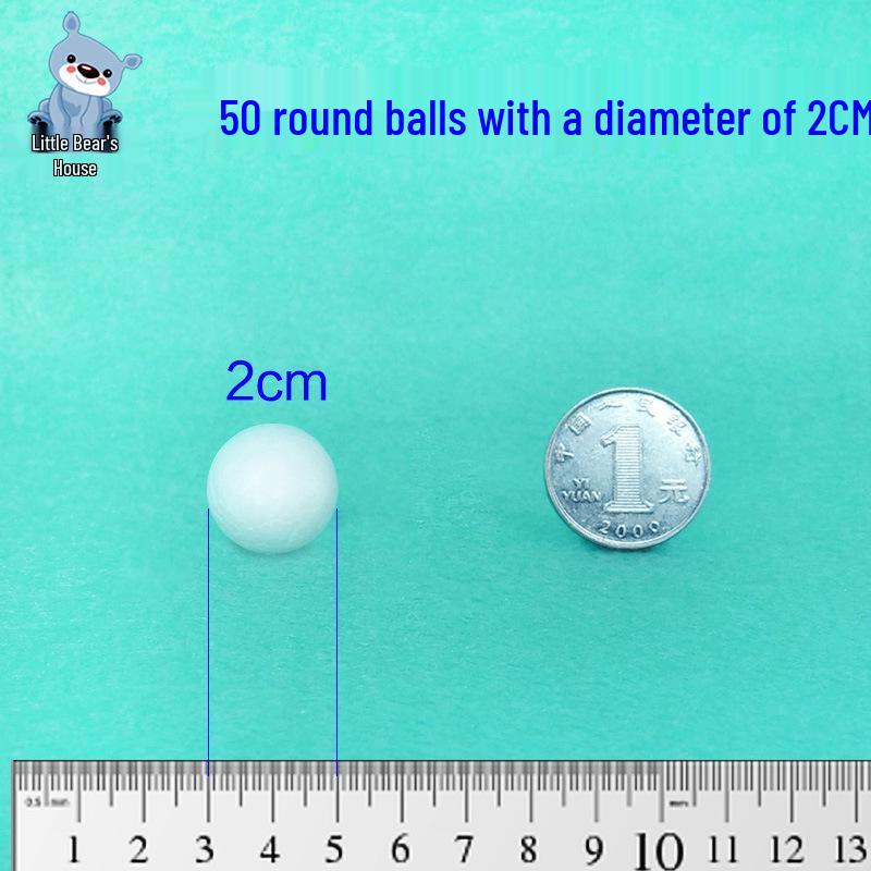 Solid White Styrofoam Balls for Wedding and Festival Decorations - DIY Round Foam Balls