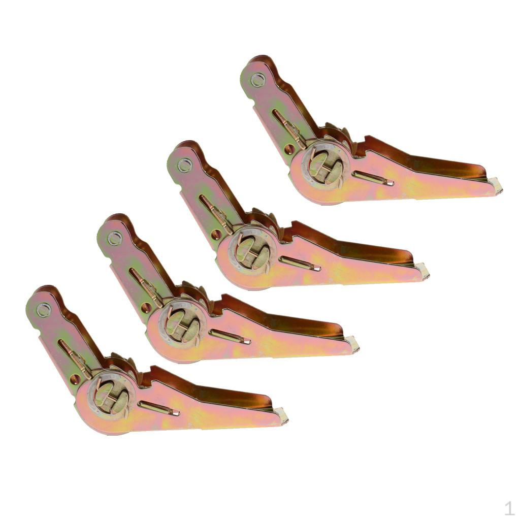 

Комплект из 4 трещоточных натяжителей из нержавеющей стали для ремня 27 мм